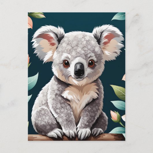 Schattige Koala Beer Poster Briefkaart (Voorkant)