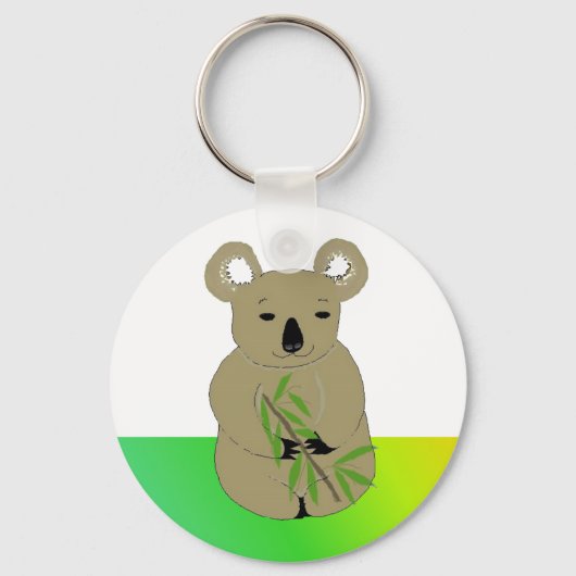 Schattige Koala Beer Sleutelhanger (Voorkant)