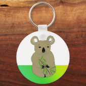 Schattige Koala Beer Sleutelhanger (Voorkant)