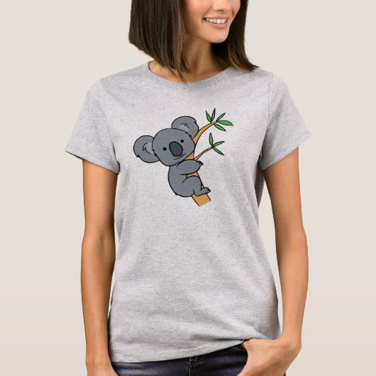 Schattige Koala Beer T-shirt (Voorkant)