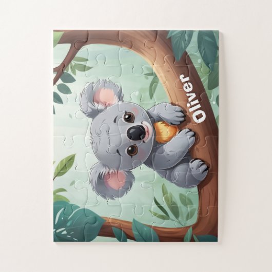 Schattige Koala-bos Legpuzzel (Verticaal)