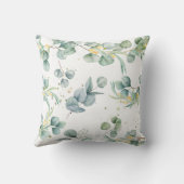 Schattige Koala Eucalyptus Leafy Girl Boy Nursery Kussen (Achterkant)