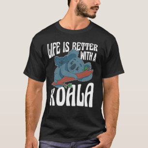 Schattige Koala grafisch leven is beter met een Ko T-shirt