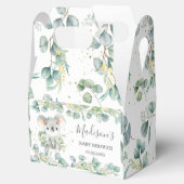 Schattige Koala Greenery Baby shower Dank u Bedankdoosjes (Geopend)