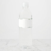 Schattige Koala Greenery verjaardagsfeestje Waterfles Etiket (Achterkant)