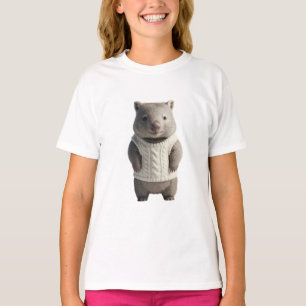 Schattige Koala in Kabelbrei Kinderen T-shirt