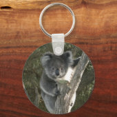 Schattige Koala Klimt in een Boom Sleutelhanger (Voorkant)