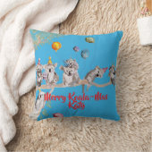 Schattige Koala Koalas Prettig Kerstfeest Koala-mu Kussen (Deken)