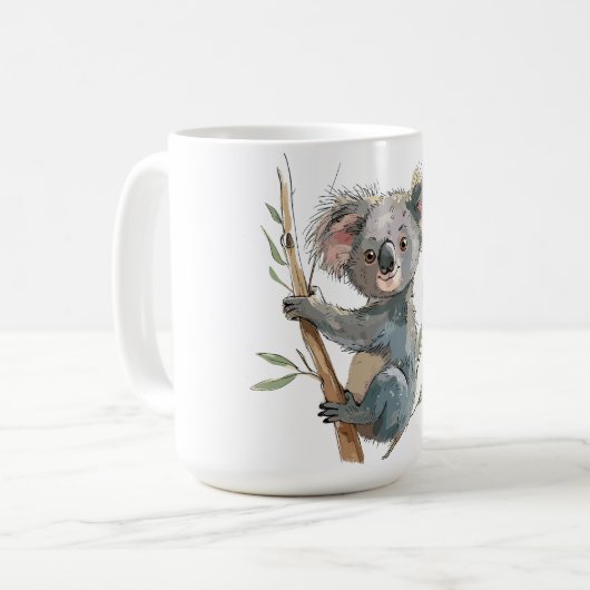 Schattige Koala Koffiemok (Voorkant links)