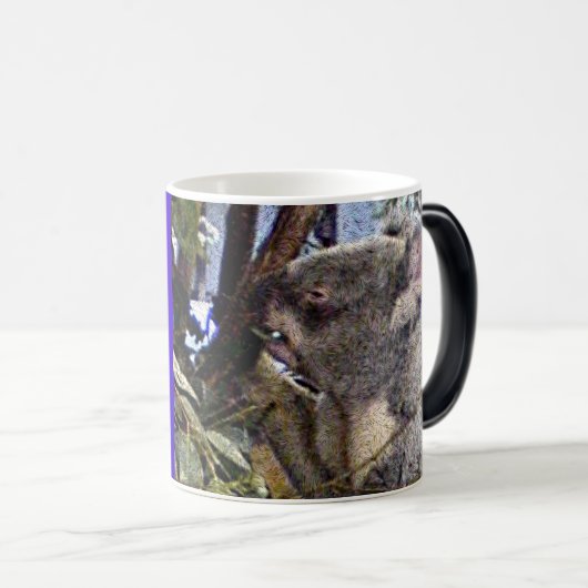 Schattige Koala Magische Mok (Voorkant rechts)