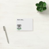 Schattige koala met eucalyptus post-it® notes (Kantoor)