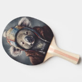 Schattige koala met schattig pet op maat tafeltennisbatje (Zijkant)
