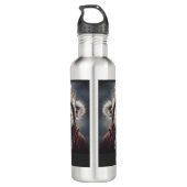 Schattige koala met schattig pet op maat waterfles  (Achterkant)