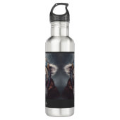 Schattige koala met schattig pet op maat waterfles  (Voorkant)