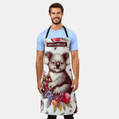 Schattige Koala Schilderen Naadloos Schort (Gedragen)