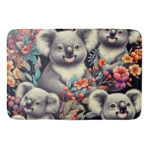 Schattige Koala schilderij Badmat