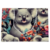 Schattige Koala schilderij Groot Cadeauzakje (Voorkant)