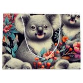 Schattige Koala schilderij Groot Cadeauzakje (Achterkant)