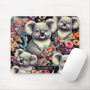 Schattige Koala schilderij Muismat
