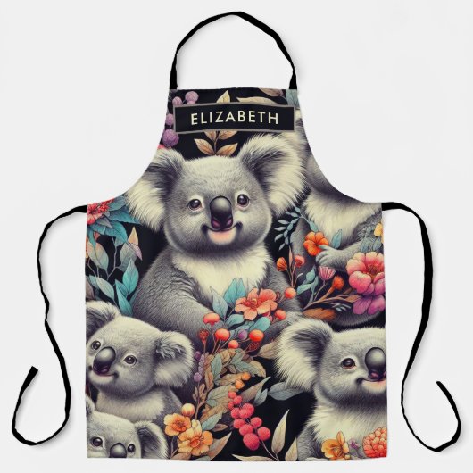  Schattige Koala schilderij Schort (Voorkant)