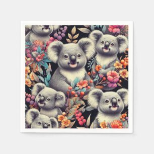 Schattige Koala schilderij Servet