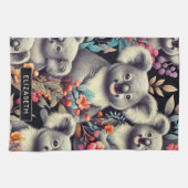  Schattige Koala schilderij Theedoek (Horizontaal)