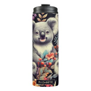 Schattige Koala schilderij Thermosbeker