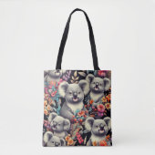  Schattige Koala schilderij Tote Bag (Voorkant)