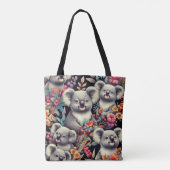  Schattige Koala schilderij Tote Bag (Achterkant)