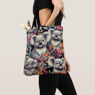  Schattige Koala schilderij Tote Bag