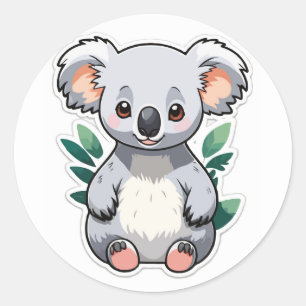 Schattige Koala Sticker - Knuffelig Australisch ic
