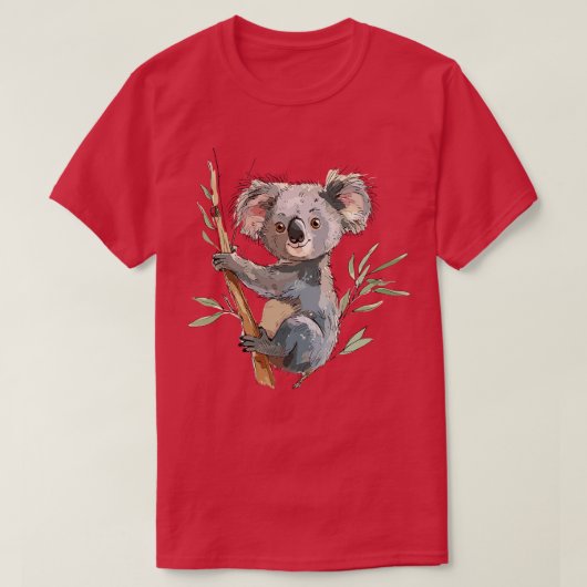 Schattige Koala T-shirt (Design voorkant)