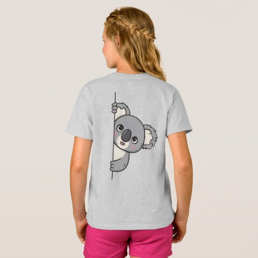 schattige koala t-shirt (Achterkant volledig)