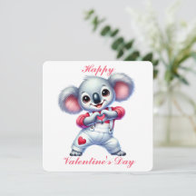Schattige Koala - Valentijnsdagkaart