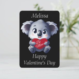 Schattige Koala Valentijnskaart Kaart
