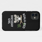 Schattige Koala Verjaardagsmeisje Grappige Stunt C Case-Mate iPhone Case (Achterkant (horizontaal))
