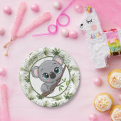 Schattige Koala Welp Papieren Bordje (Feest)