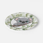 Schattige Koala Welp Papieren Bordje (Gekanteld)