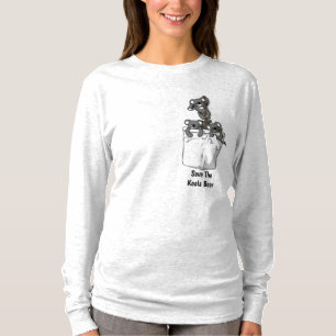 Schattige koalaberen in zak t-shirt