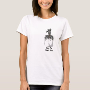 Schattige koalaberen in zak t-shirt