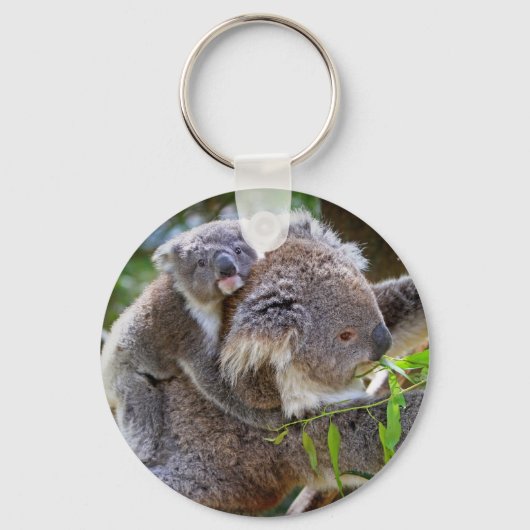 Schattige Koala's Sleutelhanger (Voorkant)