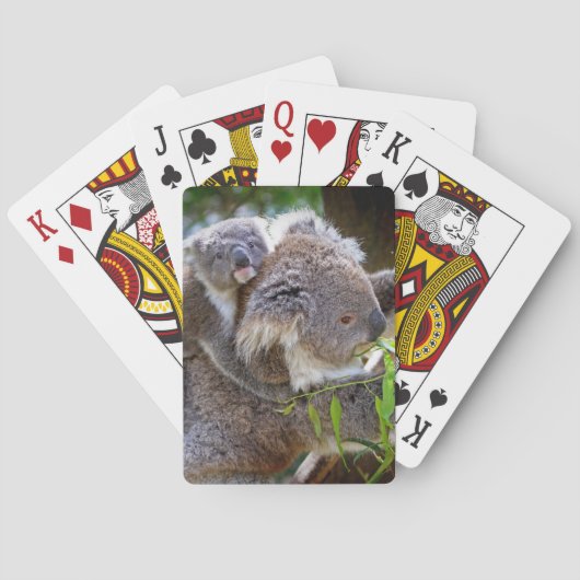 Schattige Koala's Speelkaarten (Achterkant)