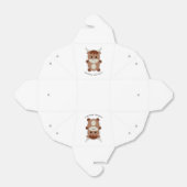 Schattige Koe Bedankdoosjes (Uitgevouwen)