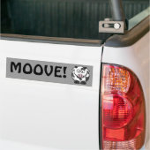 Schattige Koe Bumpersticker (Op Truck)