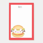 Schattige Koe hamburger Post-it® Notes (Voorkant)