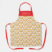 Schattige Koe hamburger Schort (Voorkant)