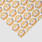 Schattige Koe hamburger Tissuepapier (Detail)