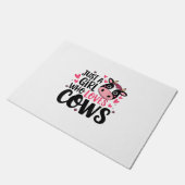 Schattige Koe Lover Design Deurmat (Schuin)
