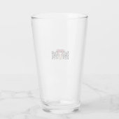 Schattige Koe Moeder Boog Grafisch Ontwerp_1 Glas (Achterkant)