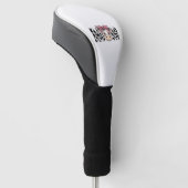 Schattige Koe Moeder Boog Grafisch Ontwerp_1 Golfheadcover (Schuin)